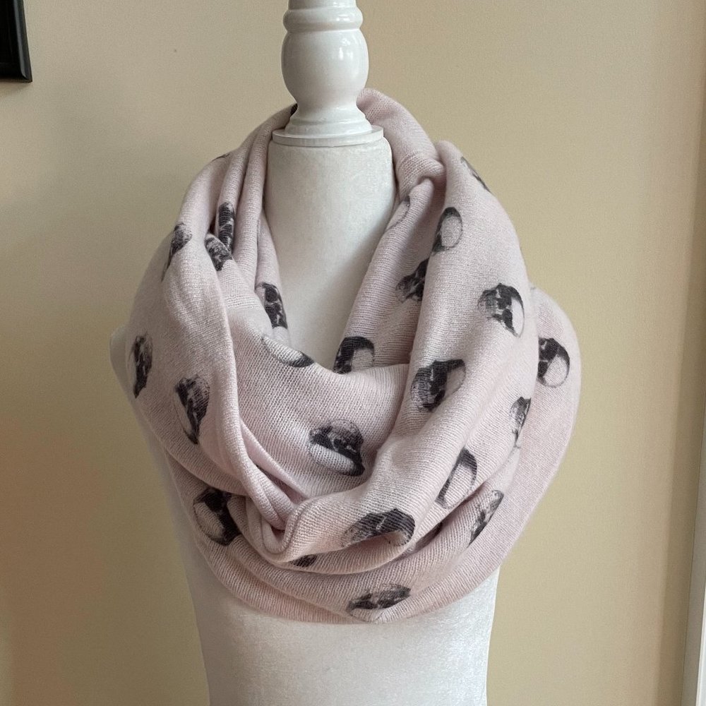 Skull Cashmere Infinity Scarf from 360 Cashmere